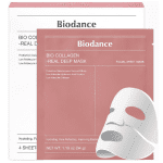 ماسک ورقه ای کلاژن بایودنس رنگ قرمز اصل کره (Biodance Bio-Collagen Real Deep Mask