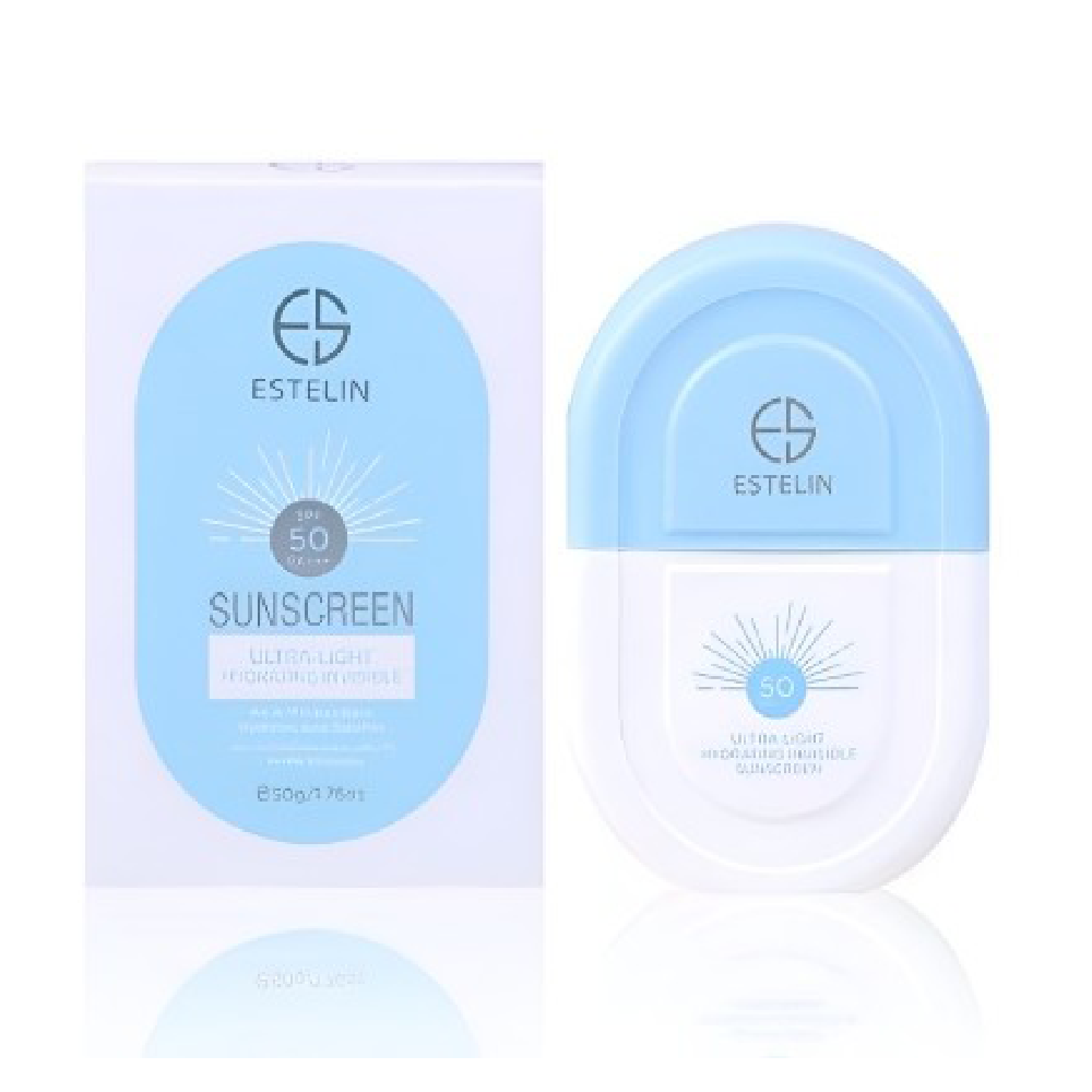 38 کرم ضد آفتاب بی رنگ استلین اصل Estelin SPF 50 (فلوئیدی) - Image 1