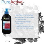 ژل شوینده صورت پوست چرب گارنیر حاوی شارکل Garnier Pure Active Intensive - Image 4