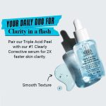 سرم لایه‌بردار روشن کننده و ضد چروک کیهلز امریکا KIEHL’s Clearly Corrective Re-Texturizing Triple Acid pre-serum - Image 3